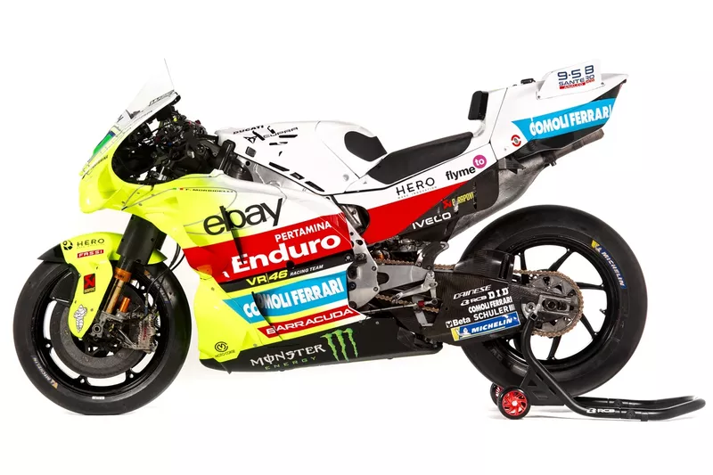 Vélo de l'équipe VR46 Racing Team
