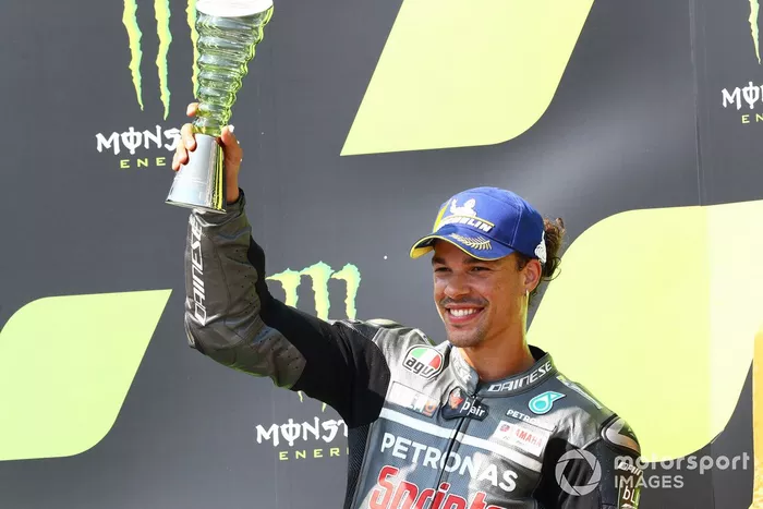 Podio: segundo lugar Franco Morbidelli, Petronas Yamaha SRT