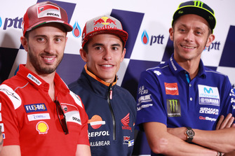 Andrea Dovizioso, Marc Marquez, Repsol Honda Team, Valentino Rossi, Yamaha Factory Racing