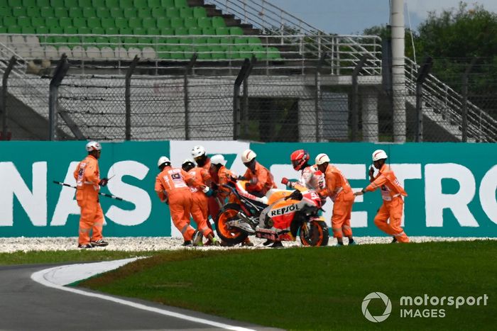 Caída de Marc Marquez, Repsol Honda Team