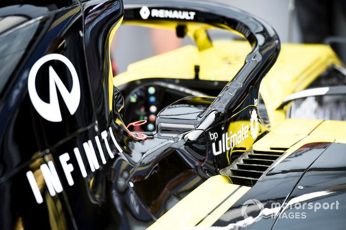 Renault R.S.19 cabina y halo