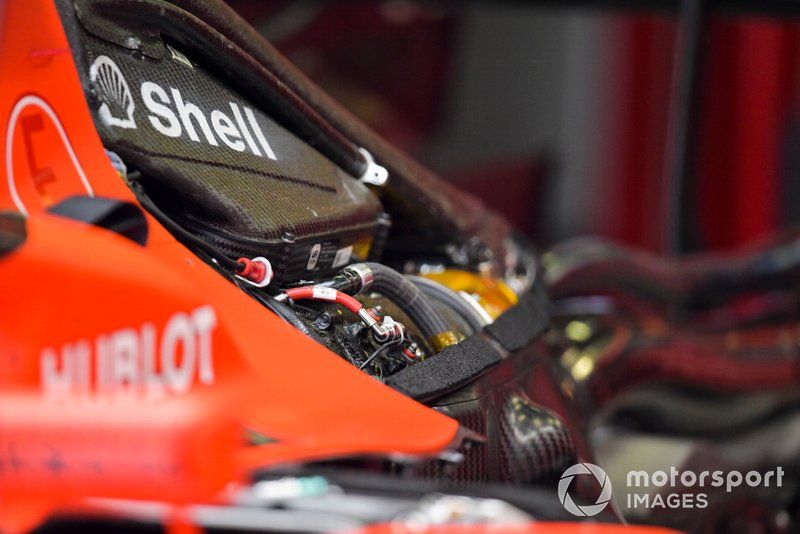 Detalles internos del Ferrari SF90