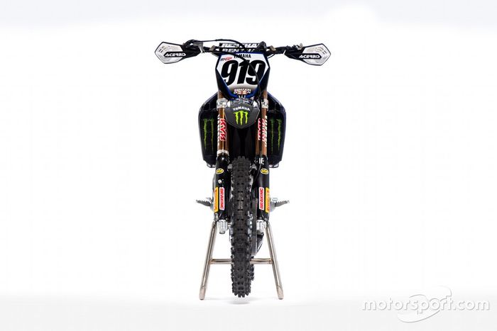 La moto de Ben Watson, Monster Energy Yamaha Factory Racing