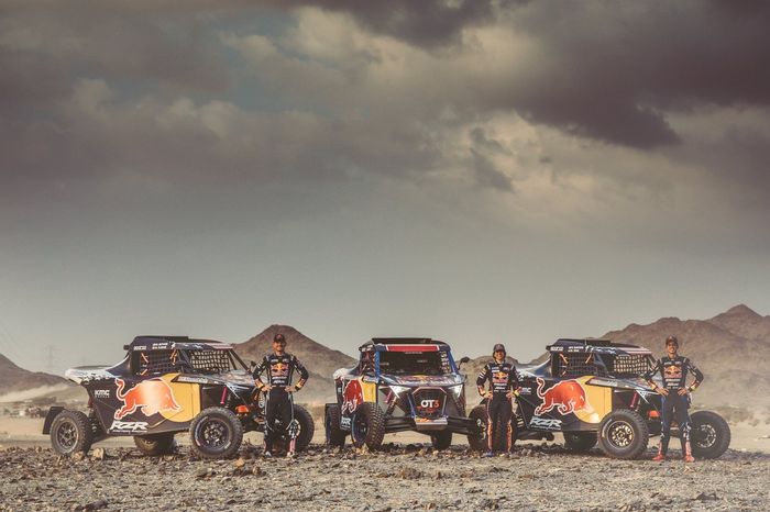 Cristina Gutiérrez Herrero, Mitchell Guthrie, Seth Quintero,  RedBull off-road team USA