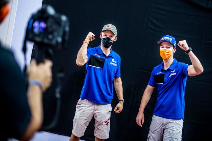 #385 Yamaha Powered by X-Raid Team: Mattias Ekström, Emil Bergkvist