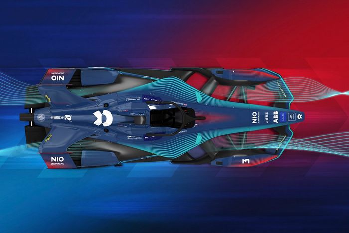 2021-2022 NIO 333 Formula E diseño