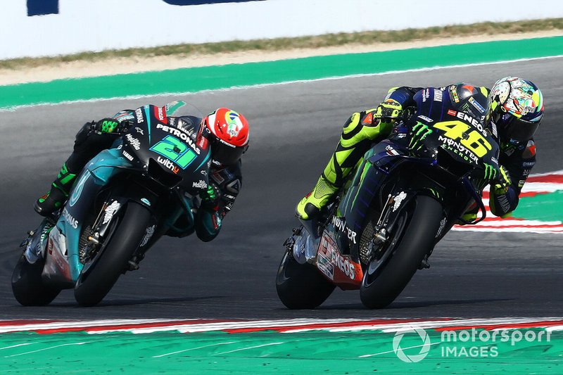 Valentino Rossi, Yamaha Factory Racing, Franco Morbidelli, Petronas Yamaha SRT