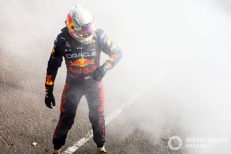 Max Verstappen, Red Bull Racing, tras retirarse de la carrera