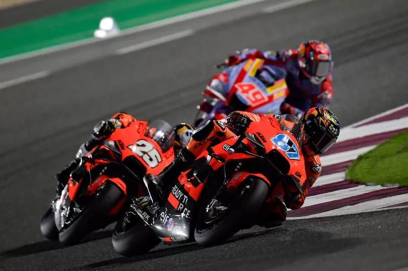 Remy Gardner, KTM Tech3, Raul Fernandez, KTM Tech3