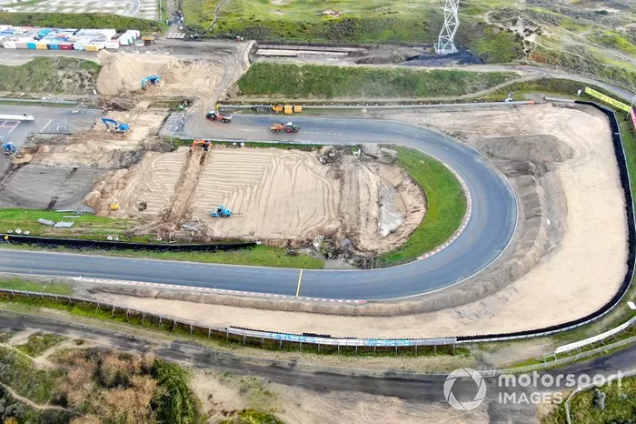Obras en el circuito de Zandvoort para el GP de Holanda 2020