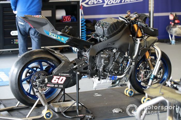La moto de Michael Van Der Mark, Pata Yamaha WorldSBK Official Team