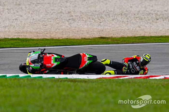 Caída de Andrea Iannone, Aprilia Racing Team Gresini