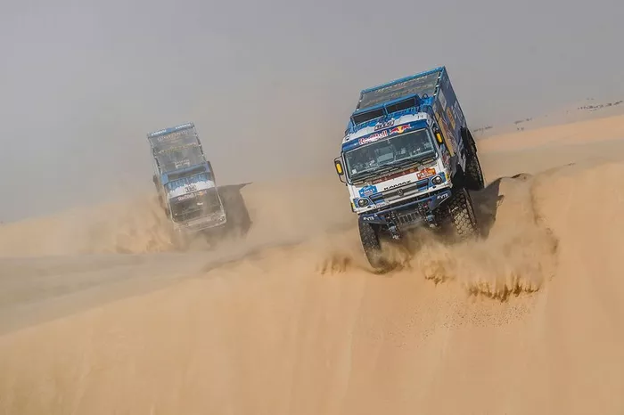 #516 Team KAMAZ Master: Anton Shibalov, Dmitrii Nikitin, Ivan Tatarinov