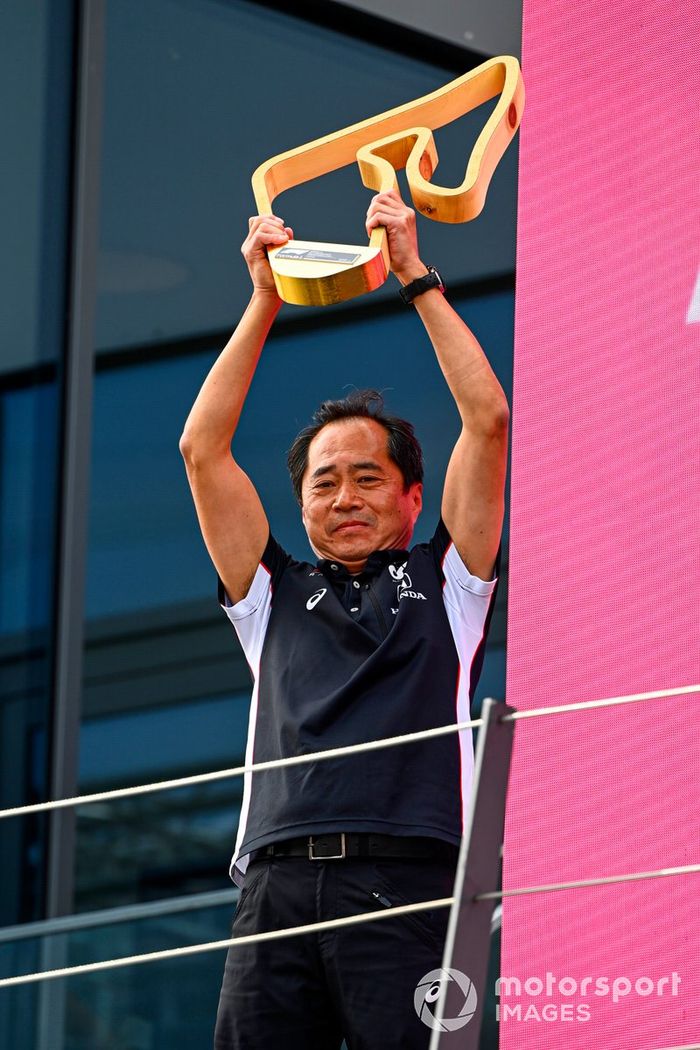Podio: Toyoharu Tanabe, Director técnico F1 Honda