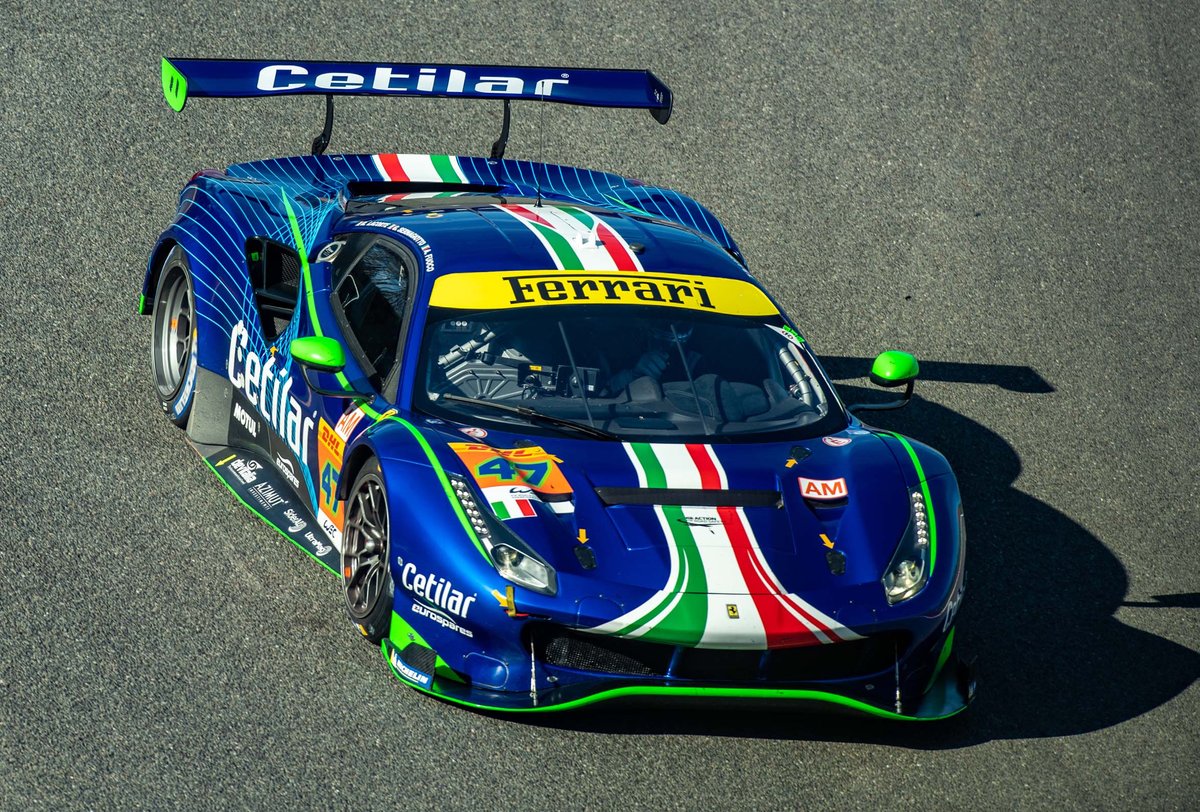 #47 Cetilar Racing Ferrari 488 GTE EVO: Roberto Lacorte, Giorgio Sernagiotto, Antonio Fuoco 