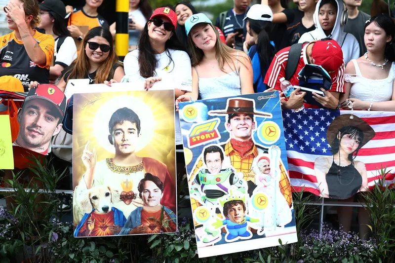 Les fans de Charles Leclerc, Ferrari