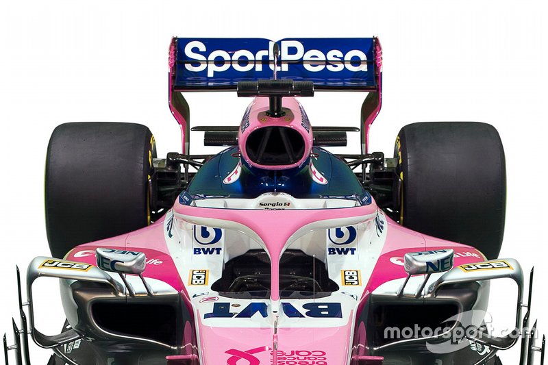 Détail de la livrée Racing Point
