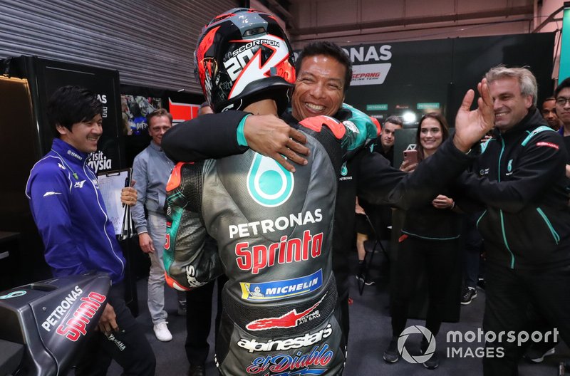 Fabio Quartararo, Petronas Yamaha SRT, mit Razlan Razali