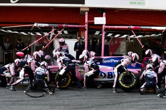 Sergio Perez, Racing Point F1 Team RP19 au stand