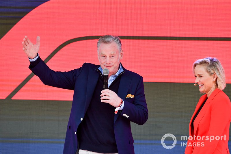 Sean Bratches, Managing Director of Commercial Operations, Formula One Group, at the Federation Square event