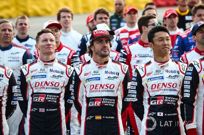 #8 Toyota Gazoo Racing Toyota TS050: Sébastien Buemi, Kazuki Nakajima, Fernando Alonso