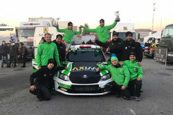 Il team Metiorsport.it festeggia la vittoria in R5 al Monza Rally Show