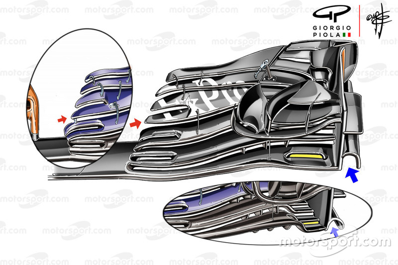 McLaren MCL33 voorvleugel Oostenrijk