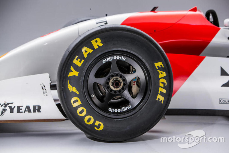 1993 McLaren-Cosworth Ford MP4/8A of Ayrton Senna, Good Year tyre detail