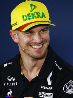 Nico Hulkenberg, Renault Sport F1 Team, in the Press conference