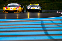 #66 JMW Motorsport Ferrari F488 GTE: Liam Griffin, Alex MacDowall, Miguel Molina, #55 Spirit of Race Ferrari F488 GTE: Duncan Cameron, Matthew Griffin, Aaron Scott
