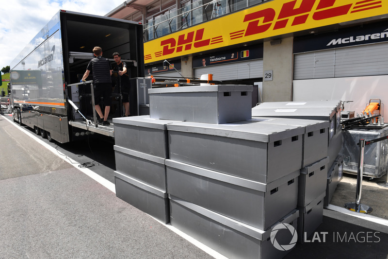 Casse in pit lane