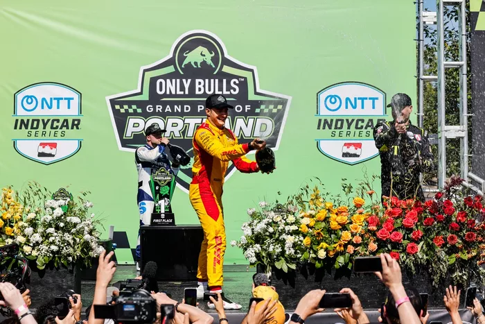 Felix Rosenqvist, Meyer Shank in samenwerking met Curb-Agajanian, Alex Palou, Chip Ganassi Racing, Will Power, Andretti Global
