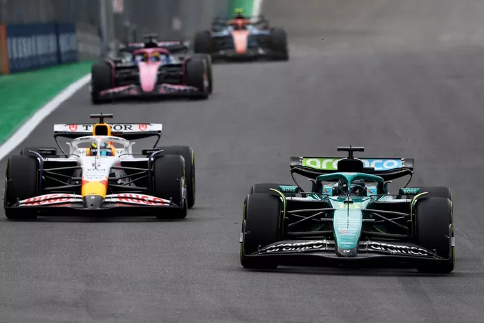 Lance Stroll, Aston Martin Racing, Isack Hadjar, Racing Bulls Team