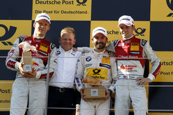 Podium:2. Mattias Ekström, Audi Sport Team Abt Sportsline, Audi A5 DTM; Stefan Reinhold, BMW Team RM