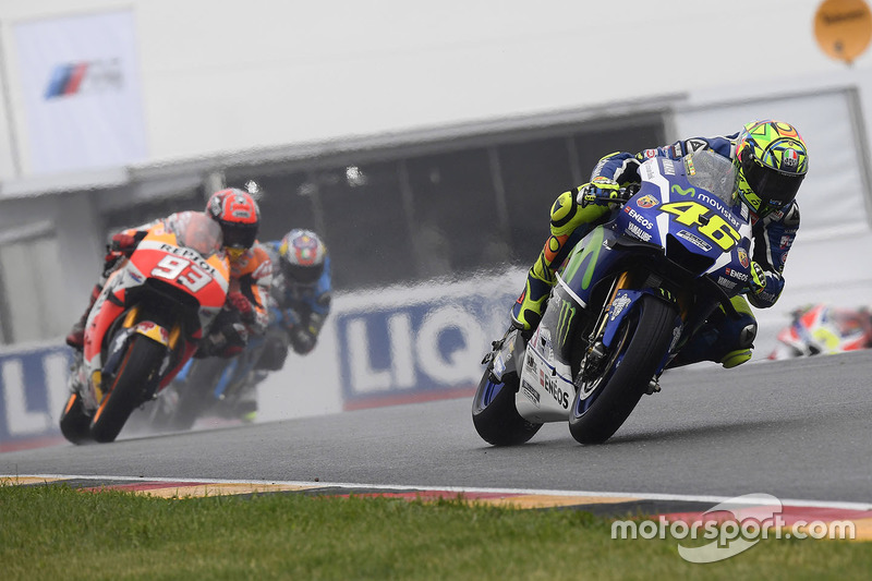 Valentino Rossi, Yamaha Factory Racing and Marc Marquez, Repsol Honda Team