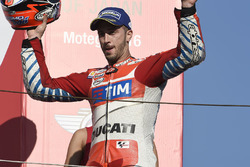 Podium: segundo, Andrea Dovizioso, Ducati Team