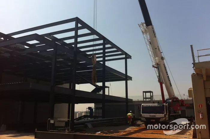 Obras en el autódromo de Interlagos