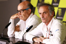 Carmelo Ezpeleta, CEO Dorna Sports, Franco Uncini, FIM Grand Prix Safety Officer
