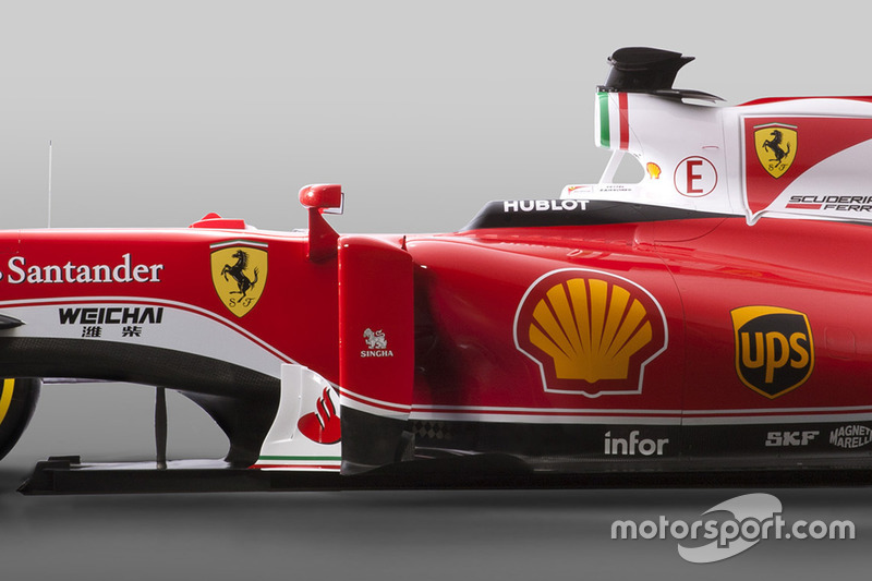 Detalhe do Ferrari SF16-H