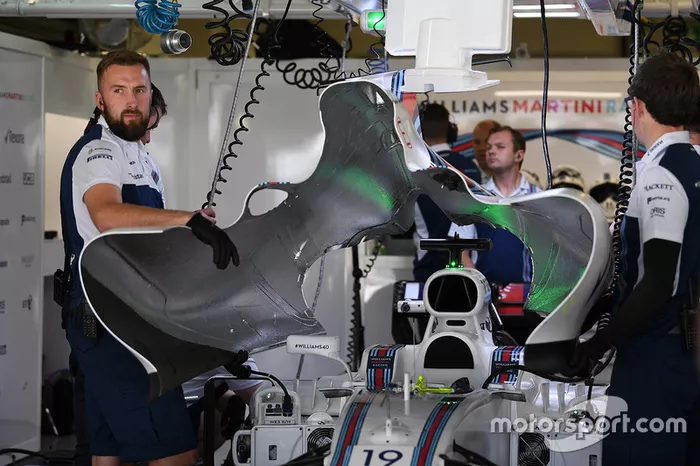 Carrosserie de la Williams FW40