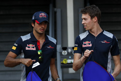 Carlos Sainz Jr., Scuderia Toro Rosso and Daniil Kvyat, Scuderia Toro Rosso