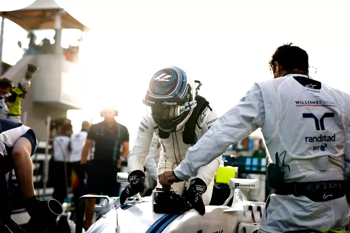 Valtteri Bottas, Williams,en la parrilla