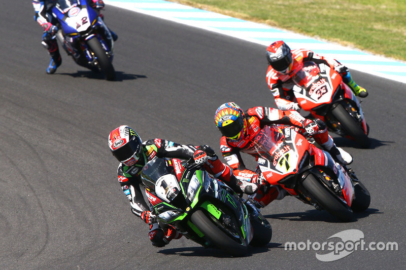 Jonathan Rea, Kawasaki Racing, Chaz Davies, Ducati Team