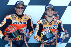 Le poleman Dani Pedrosa, Repsol Honda Team, et le deuxième, Marc Marquez, Repsol Honda Team