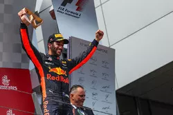 Podium: third place Daniel Ricciardo, Red Bull Racing