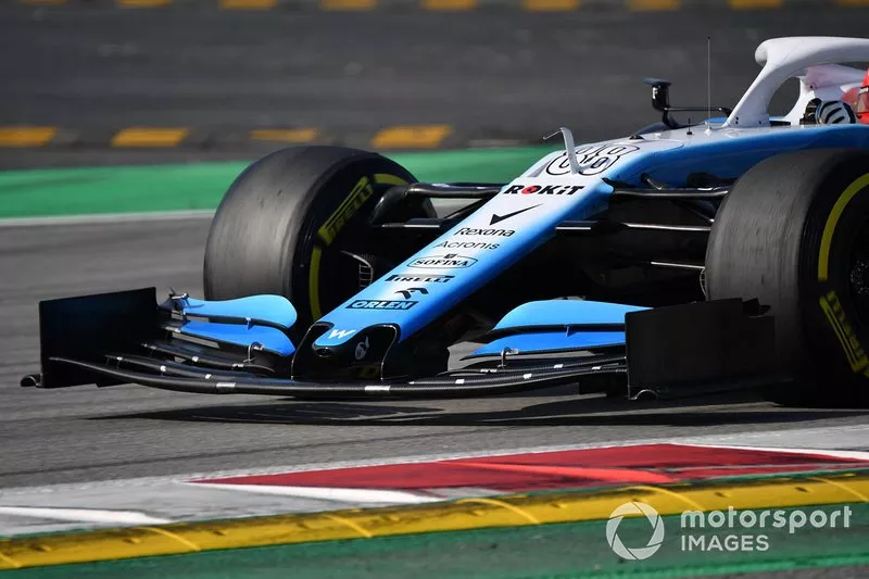 Williams FW42 nose and front wing