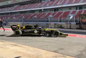 Daniel Ricciardo, Renault R.S.19, lors du shakedown