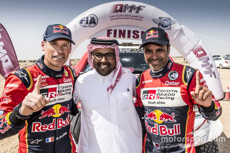 Nasser Al Attiyah y Matthieu Baumel