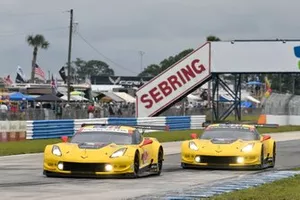 #3 Corvette Racing Corvette C7.R, GTLM: Jan Magnussen, Antonio Garcia, Mike Rockenfeller, #4 Corvette Racing Corvette C7.R, GTLM: Oliver Gavin, Tommy Milner, Marcel Fassler