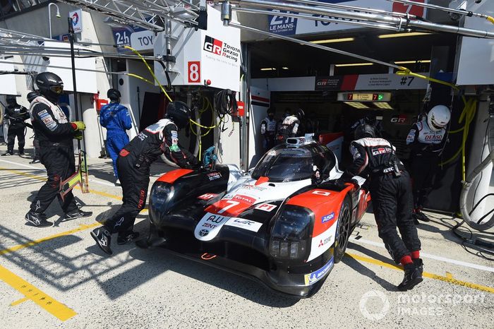 #7 Toyota Gazoo Racing Toyota TS050: Mike Conway, Kamui Kobayashi, Jose Maria Lopez